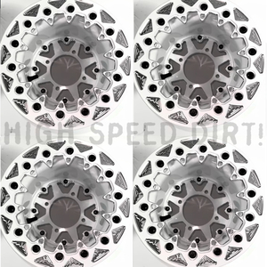 OMF S8 Billet Center Toothy Beadlock Rim Set